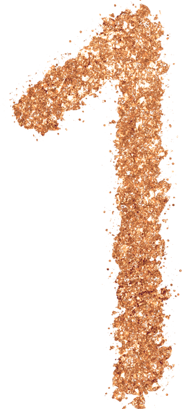 rose gold glitter 1