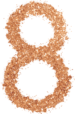 rose gold glitter 8