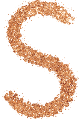 rose gold glitter S